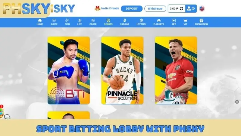 Sport betting lobby with Phsky